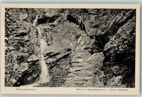 Niederlahnstein Großer Wasserfall a. d. Ruppertsklamm IV.