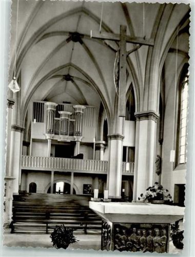 Havixbeck Katholische Pfarrkirche St. Dionysius Inneres Orgel Kreuz