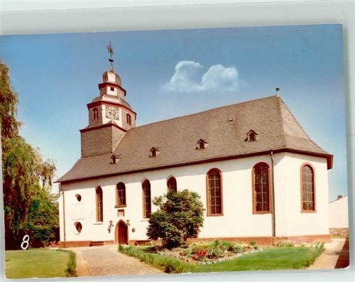 Griesheim Lutherkirche Foto Original aus Archiv eines Ansichtskartenverlags Ort handschriftlich