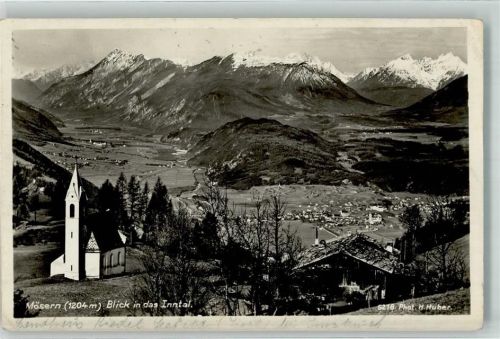 Mösern 1929 Foto Huber Kirche