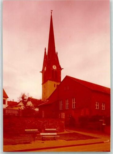 Dörnigheim Ev. Kirche Ort handschrfitlich Foto Original aus Archiv eines Ansichtskartenverlags