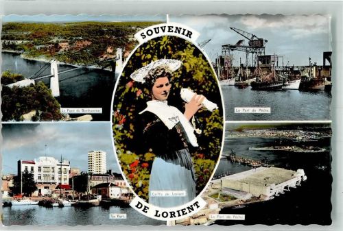 Lorient Tracht Hafen Le Pont du Bonhomme