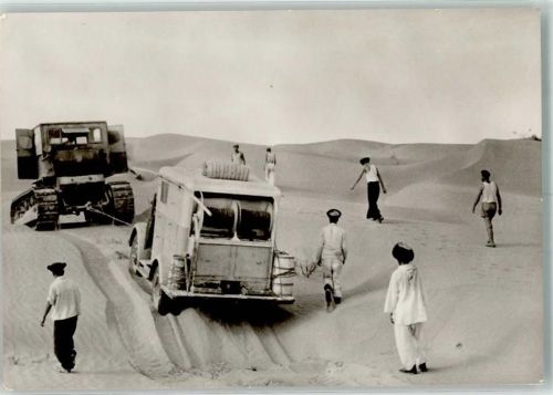 Karakum Wüste Auto Tracht