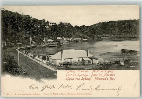 Sydney 1900 Hafen Mosman´s Bay
