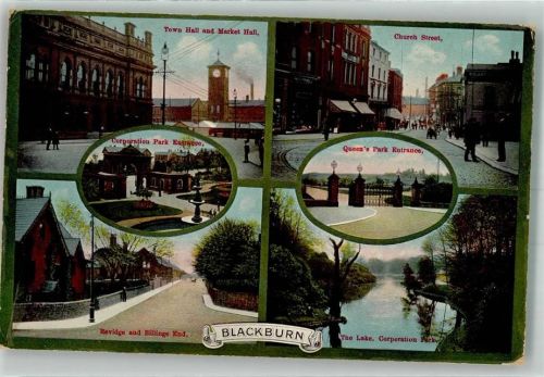 Blackburn Town Hall Market Hall Church Street Queens park
