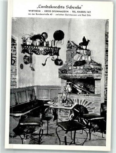 63599 W6465 Wirtheim - Gasthaus Landsknechts Schenke
