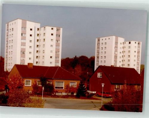 Preetz Neubau-Hochhäuser an der Königsberger Straße Foto Original aus Archiv eines Ansichtskartenverlags Ort handschriftlich