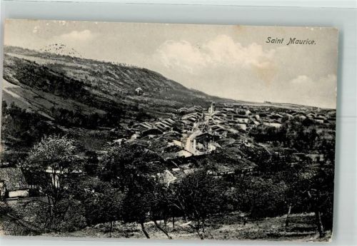 Saint-Maurice 1915 Feldpost WK I Königl.Preuss.66.Res.Inf.Brig.