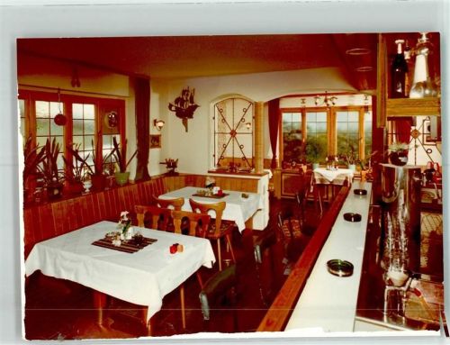 Wenden Pension Hilleke Gaststube Foto Original aus Archiv eines Ansichtskartenverlags Ort handschriftlich