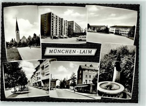 Laim Kirche Geschäft Denkmal Brunnen