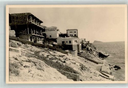 Benidorm Ort handschriftlich Pension Haus Lido