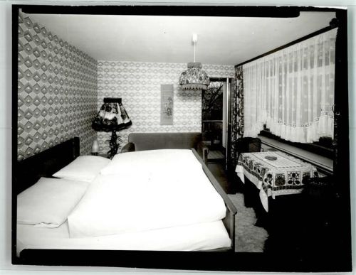 Hesselbach Pension Ort handschriftlich Foto Original aus Archiv eines Ansichtskartenverlags