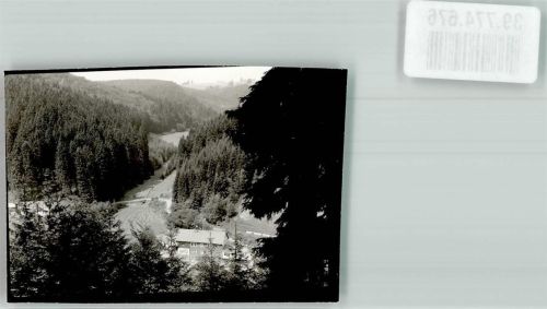 Erndtebrück Foto Original aus Archiv eines Ansichtskartenverlags Glashütte Ort handschriftlich