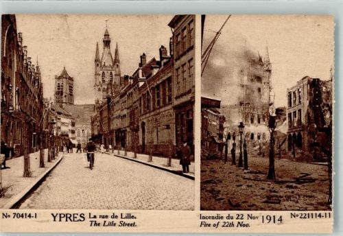 Ypres 1914 WK I La Rue de Lille