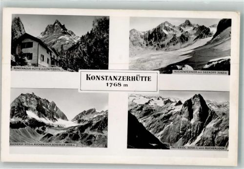 Konstanzer Hütte Berghütten Kuchenferner Patteriol Kuchenjoch