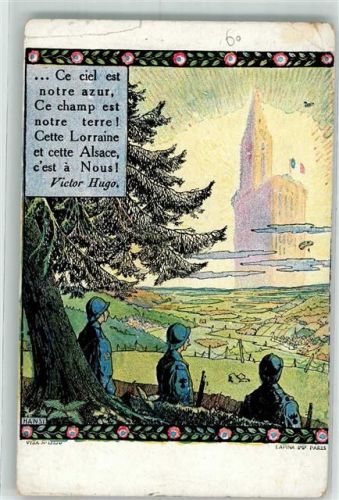 Strasbourg Soldaten Frankreich Münster Schützengraben Vers v. Victor Hugo
