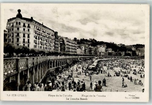San Sebastian 1952 Schwimmbad Playa de la Concha