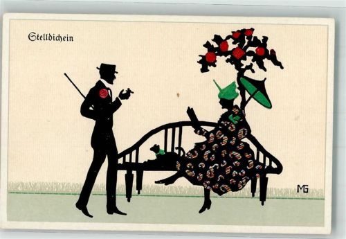 Fasto Silhouetten Nr. 233 Stelldichein Liebespaar
