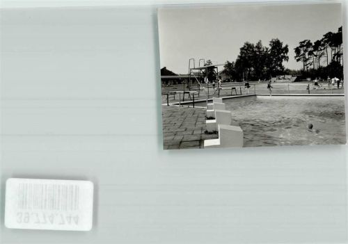 Sögel Foto Original aus Archiv eines Ansichtskartenverlags Freibad Ort handschriftlich