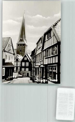 Hattingen Foto Original aus Archiv eines Ansichtskartenverlags Winter Altstadt