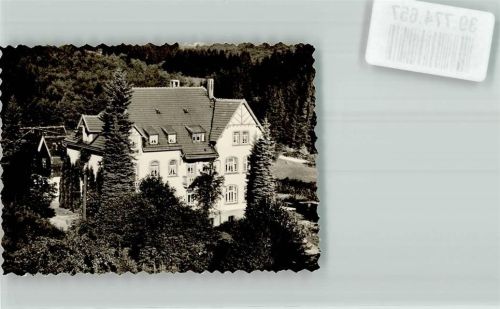 Klafeld Foto Original aus Archiv eines Ansichtskartenverlags Erholungsheim Patmos Ort handschriftlich