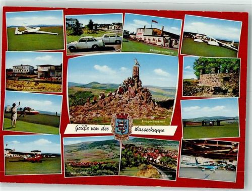 Wasserkuppe Segelflieger Hotel Fliegerdenkmal Oldtimer