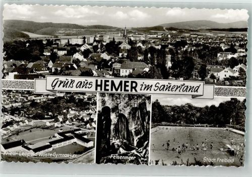 Hemer Schwimmbad Kirche Friedr.-Leopold-Woste-Gymnasium