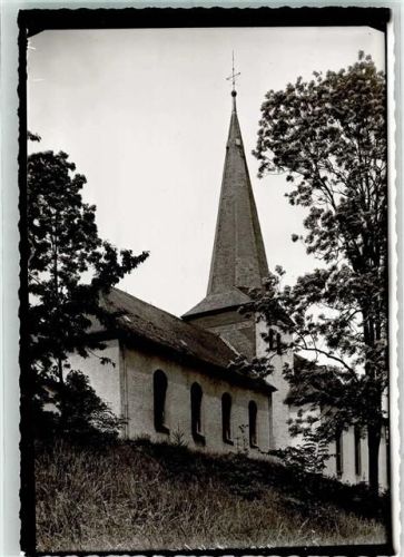 Rödgen Foto Original aus Archiv eines Ansichtskartenverlags Pfarrkirche St. Johannes Baptist Ort handschriftlich