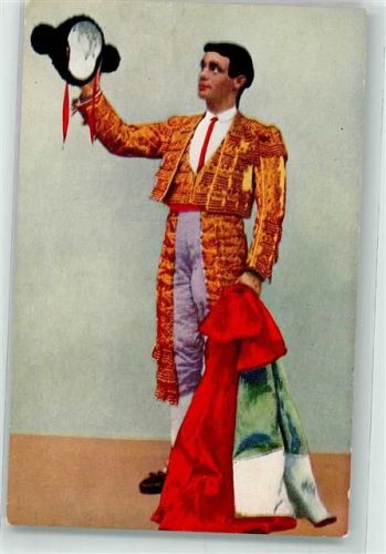 Ein Torero in prachtvoller Kostümierung