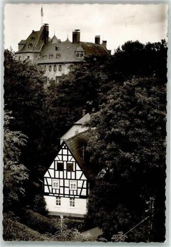 Wissen Schloss Schönstein Ort handschriftlich Foto Original aus Archiv eines Ansichtskartenverlags