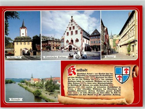 Karlstadt Oberes Tor Rathaus Maintor