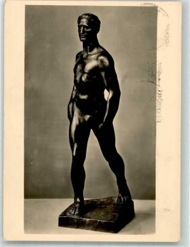Nr. 7821 Karl Stemolak, Wien Schreitender Jüngling Statue