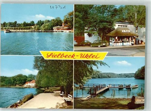 Uklei Kellersee Bootsanleger Kiosk Seepromenade Ukleisee