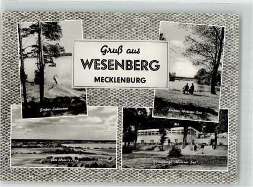 Wesenberg Grosser Labussee Kleiner Weisser See Strandcafe