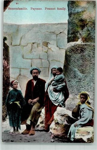 Tracht Bauernfamilie Motiv Israel