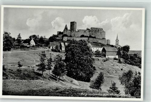 Leuchtenberg Burg der Landgrafen von Leuchtenberg mit der Kirche St. Margareta
