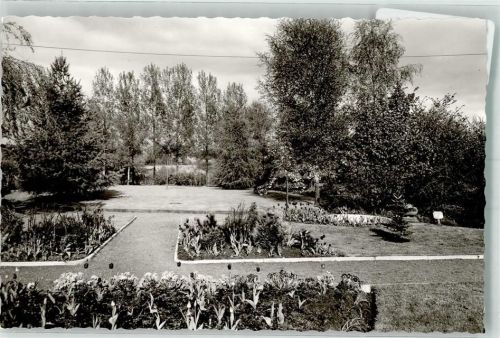 Rott Hotel Zur schönen Aussicht Garten Foto Original aus Archiv eines Ansichtskartenverlags Ort handschriftlich