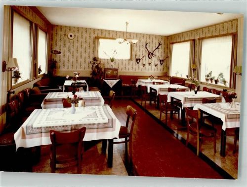 Hartenholm Pension Voss Speiseraum Foto Original aus Archiv eines Ansichtskartenverlags