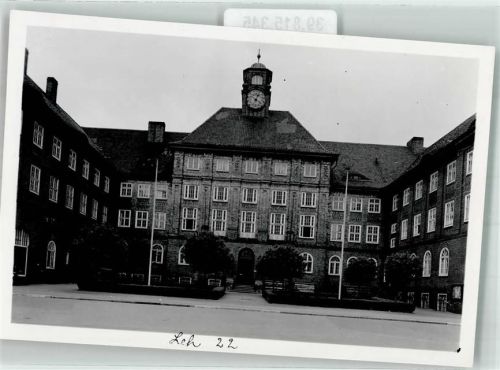 Lehrte Rathaus Foto Original aus Archiv eines Ansichtskartenverlags Ort handschriftlich