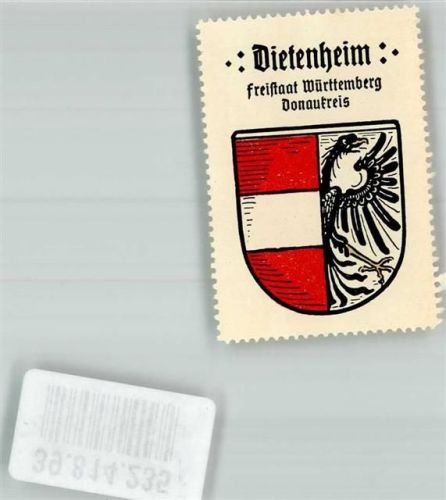 Dietenheim Freistaat Württemberg Donaukreis