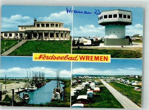 Wremen Hafen Campingplatz Gasthaus Strandturm