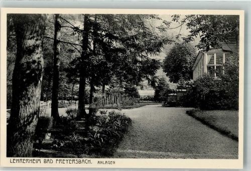 72250 W7605 Bad Freyersbach , Renchtal - Parkanlagen des Lehrerheimes