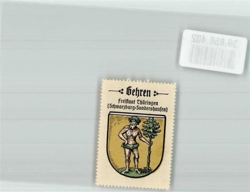 Gehren Freistaat Thüringen Schwarzburg-Sondershausen