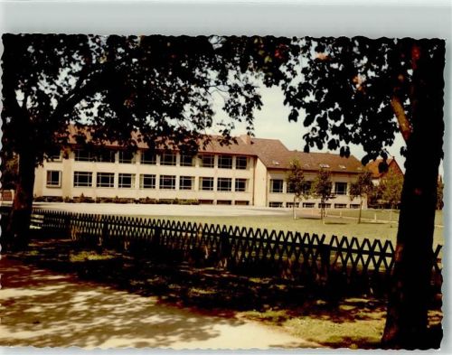 Nieheim Foto Original aus Archiv eines Ansichtskartenverlags Volksschule Ort handschriftlich