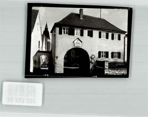 Berching Stadttor VW Käfer Ort handschriftlich