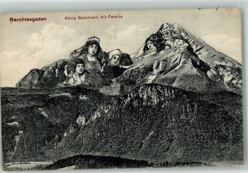 Berchtesgaden 1918 Familie Watzmann