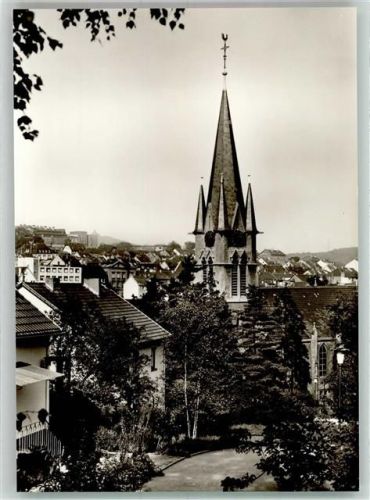 66280 W6603 Sulzbach , Saar Foto AK Ev. Kirche