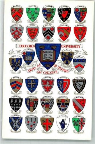 Oxford Oxford University Arms of the colleges