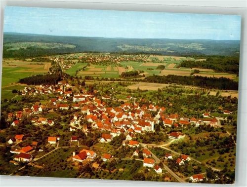 Neubulach 1972 Fliegeraufnahme