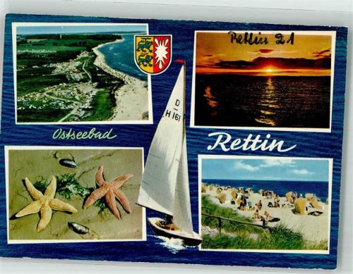 Rettin Fliegeraufnahme Schwimmbad Strand Seesterne
